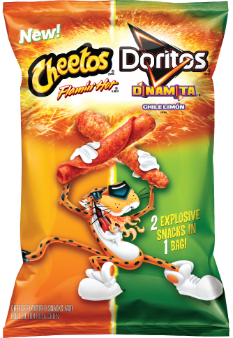 Cheetos Flamin' Hot & Doritos DINAMITA® Chile Limón Flavored Rolled Tortilla Chips